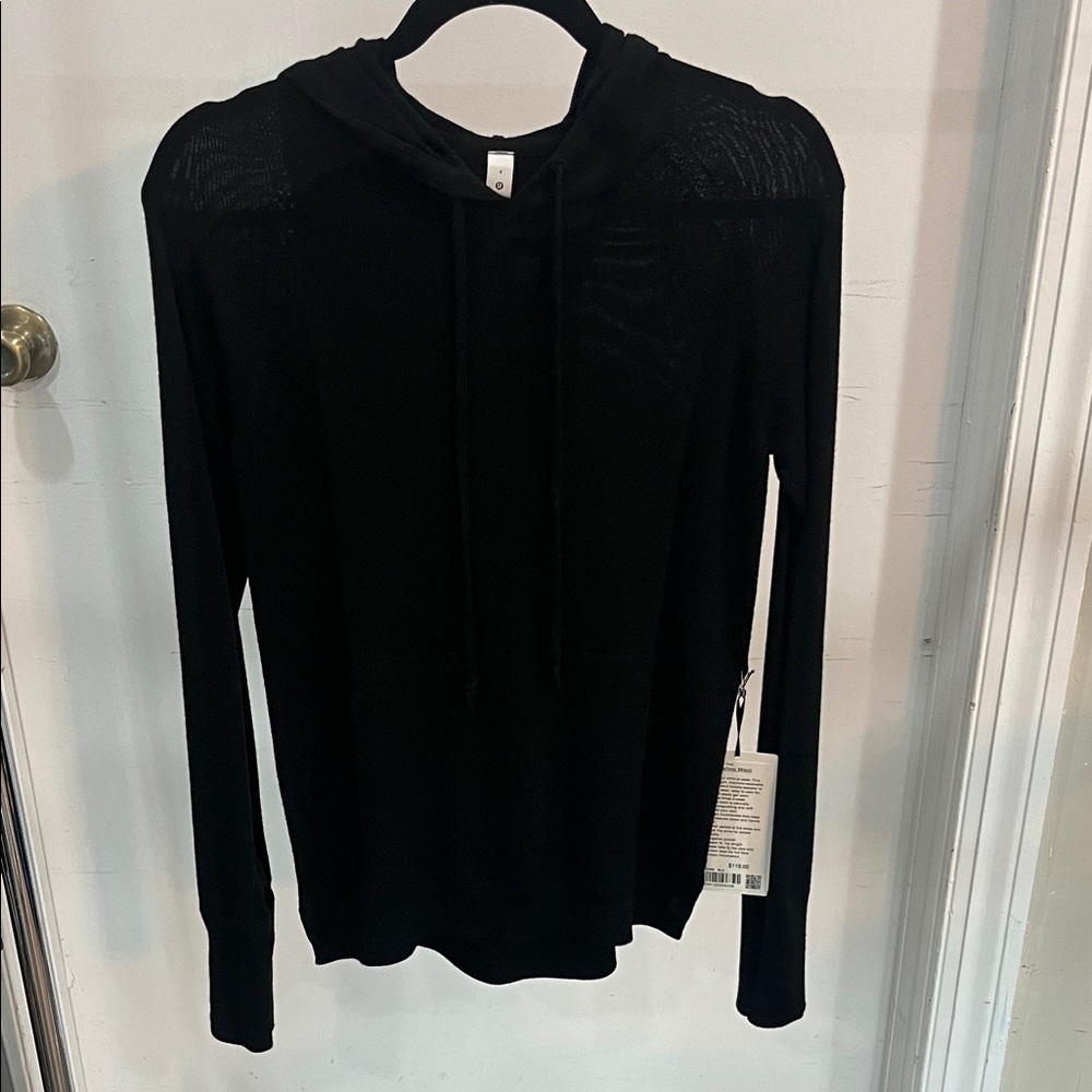 lululemon athletica Black Hoodie Sweatshirt